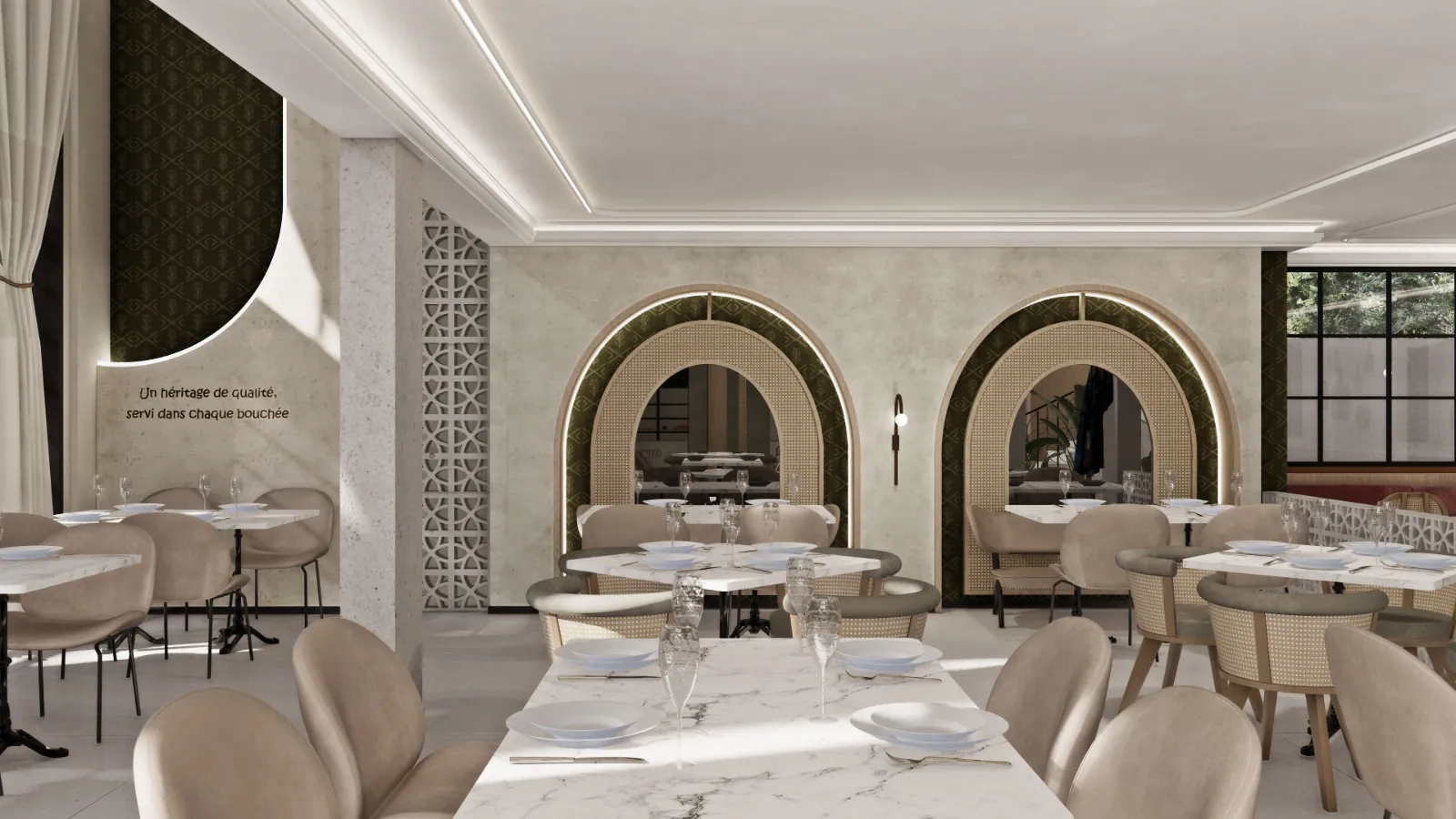 Intérieur du restaurant